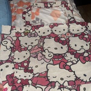 Hello Kitty Patterned Tote Bag - Pink
